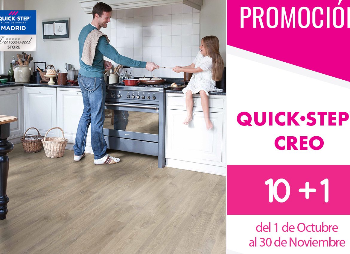 Promoción en la serie CREO de Quick - Step