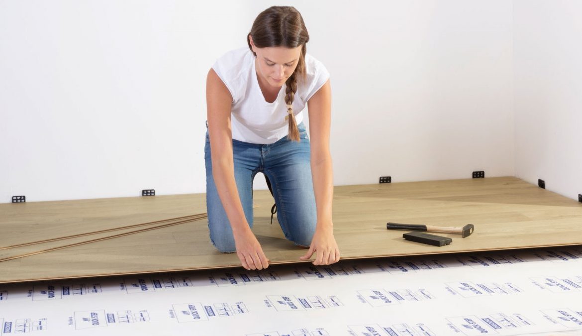 instalación suelo dormitorio